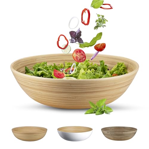 Reusable Bamboo Powder Nontoxic Large Size PLA Salad Bowl - China Salad Bowl  and Wooden Salad Bowl price