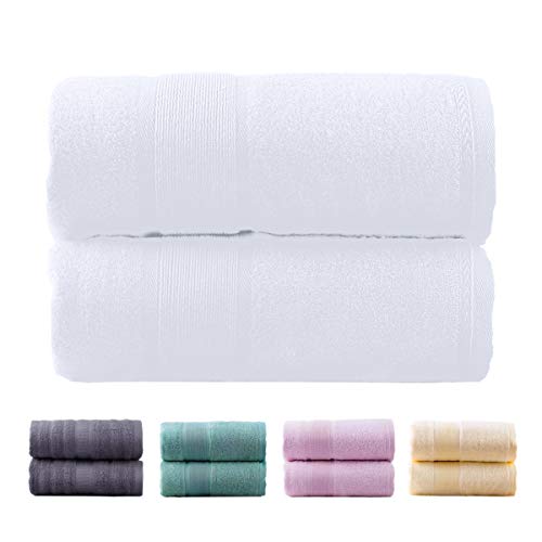 Bath Towel Bamboo Towel Set 2 pack, 70 x 140 cm Extra Large Bath Sheet Super  Soft & Highly Absorbent – Aisifang