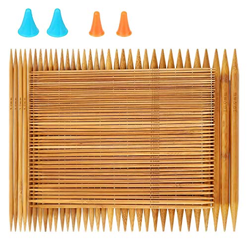  36PCS Bamboo Knitting Needles Set, BetyBedy Single Pointed Knitting  Needles, 9 Inches Length Knitting Crochet Supplies for Beginners Handmade  (18 Sizes from 2.0mm-10.0mm)