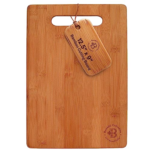 Royal Craft Wood Bamboo Cutting Board for Kitchen - Cutting Board Set for 3 Meat, Fruit, Veggies