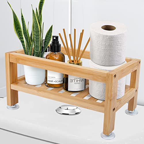 URFORESTIC 7-Tier Bamboo Bathroom Shelf, Narrow Space Shelf for Small  Space,Small Fish Tank Stand Multifunctional Storage Rack, Wood Corner Rack,  for